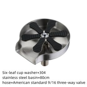 Cup Washer With Sink Home Bar Counter (Color: C, style: Set)